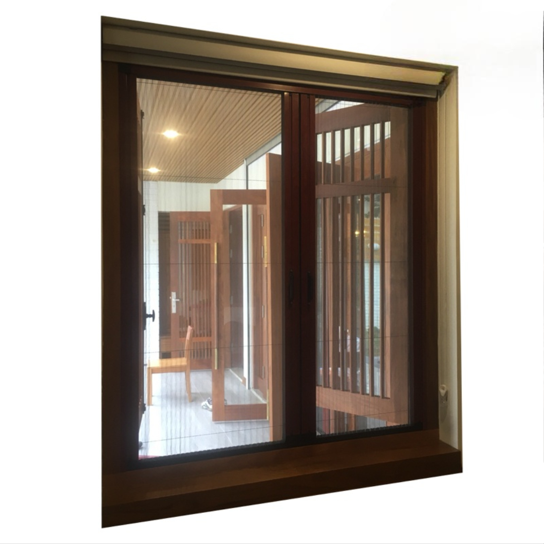 Cửa lưới muỗi xếp xích không ray 2 cánh 09 MSP SWC-2