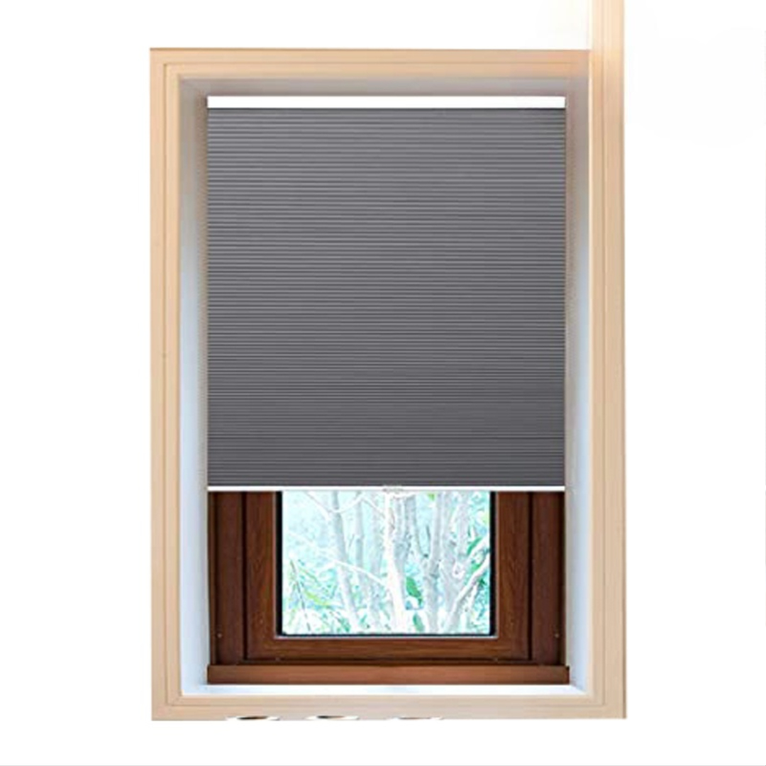 Cửa lưới xếp kết hợp màn rèm cản nắng tổ ong SB32-ML