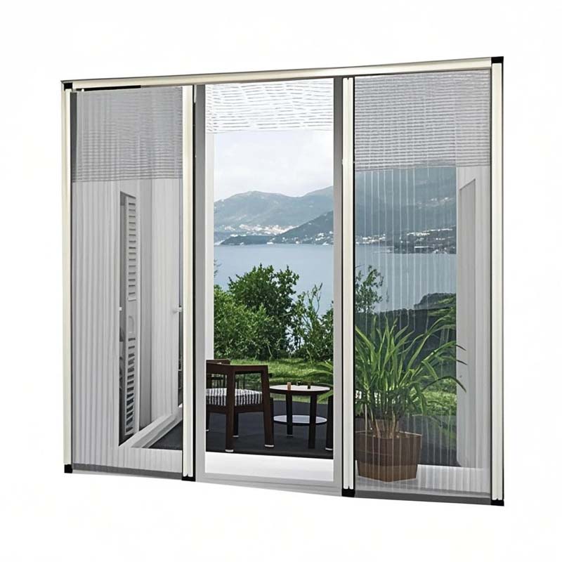 Cửa đi xếp xích không ray 2 cánh SC44-L2