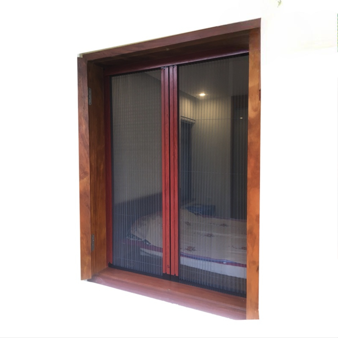 Cửa lưới chống muỗi xếp xích không ray 2 cánh 07 MSP SWC-2