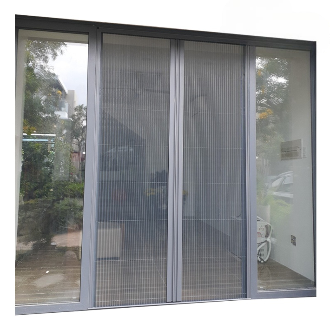 Cửa lưới chống muỗi xếp xích không ray 2 cánh 01 MSP SWC-2
