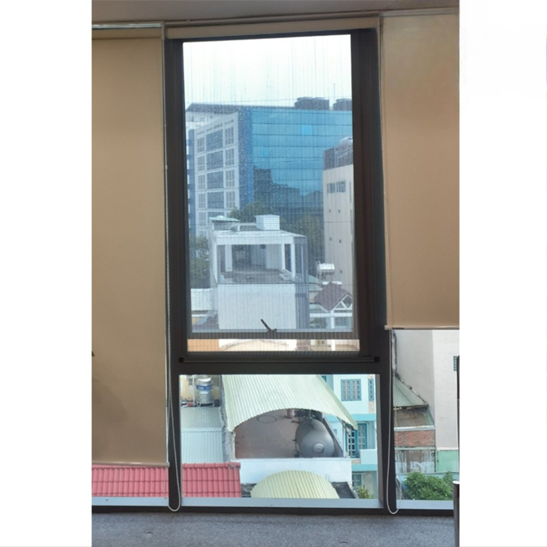 Cửa lưới xếp 1 cánh có ray hệ 29 SB29-L1 