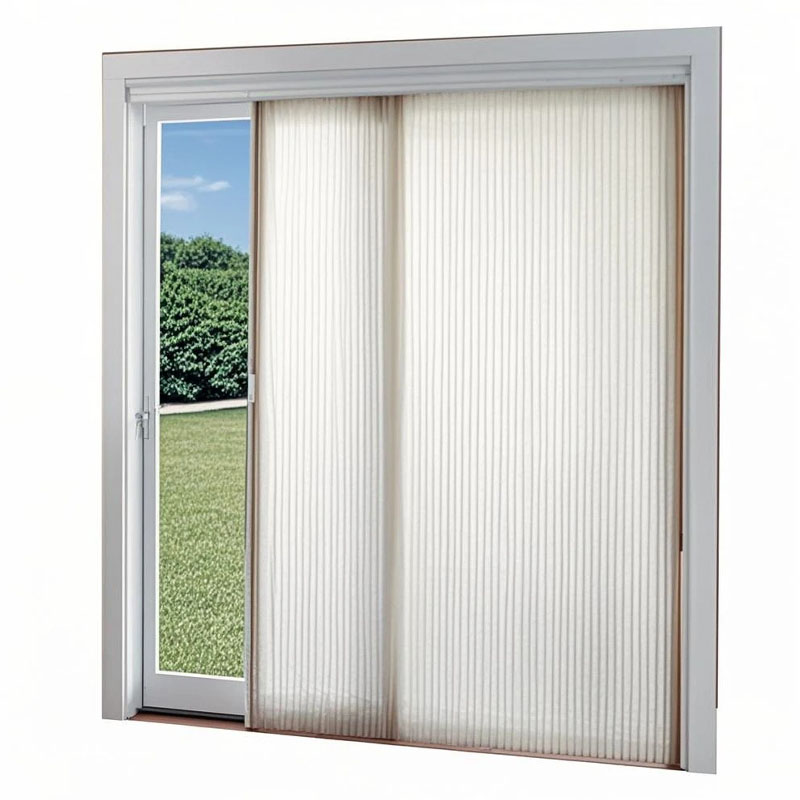 Cửa lưới xếp xích kết hợp rèm cản nắng tổ ong SC44-ML