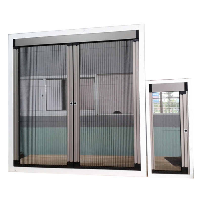 Cửa lưới xếp xích không ray