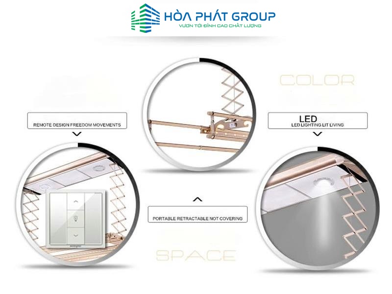 Giàn phơi điều khiển GLT-8018FS