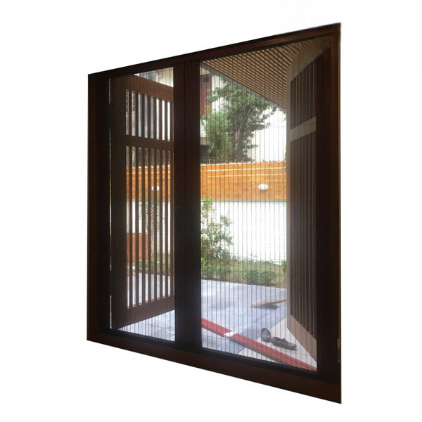Cửa lưới chống muỗi xếp xích không ray 2 cánh 10 MSP SWC-2