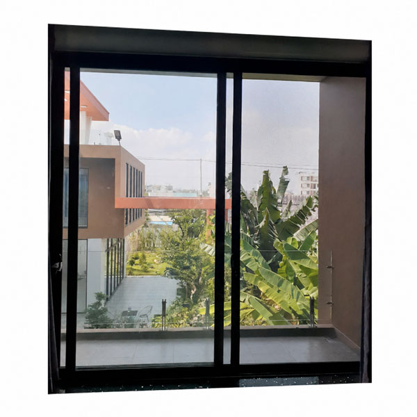 Cửa lưới lùa chống cắt nhôm hệ mỏng 2 cánh SWE-D2