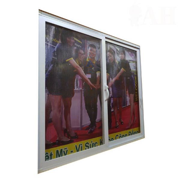 Cửa lưới lùa chống muỗi hệ chống cắt nhôm hệ mỏng 2 cánh SWE-D2